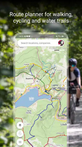 Mapy.com: Fiets & Wandel screenshot 1