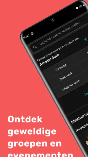 Meetup: lokale evenementen screenshot 1