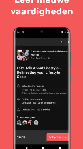 Meetup: lokale evenementen screenshot 4