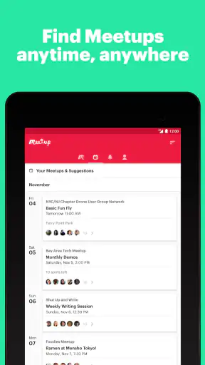 Meetup: lokale evenementen screenshot 9