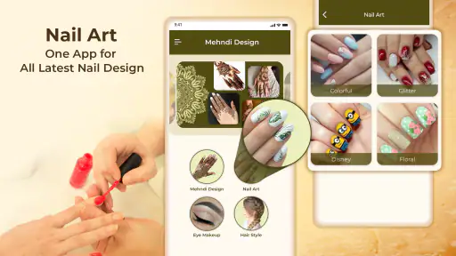 mehndi-ontwerp: nagelkunst screenshot 2