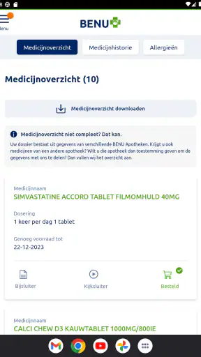 Mijn BENU screenshot 8