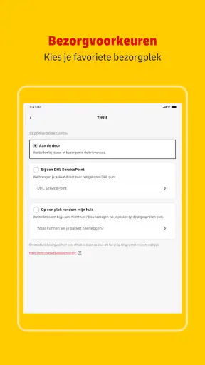 Mijn DHL screenshot 11