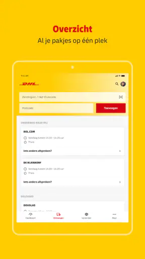 Mijn DHL screenshot 9