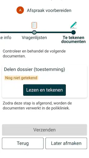 Mijn Dossier Amsterdam UMC screenshot 6
