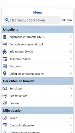 mijnUMCG screenshot 11