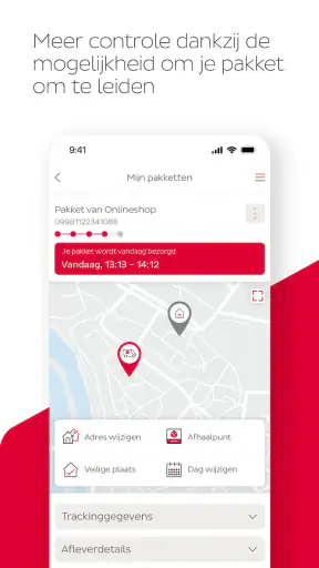 myDPD screenshot 2