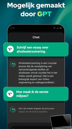 Open Chat - AI bot-applicatie screenshot 2