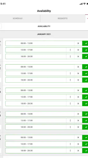 ORTEC Employee Self Service 7 screenshot 10