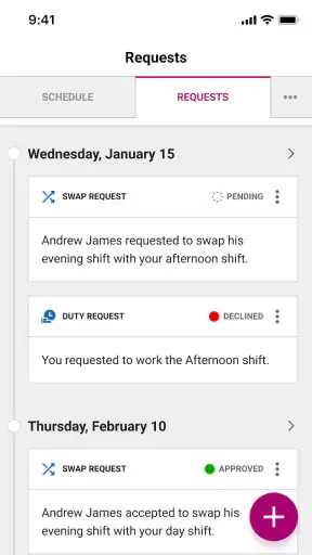 ORTEC Employee Self Service 7 screenshot 3
