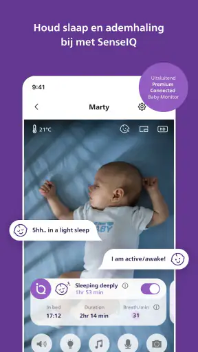 Philips Avent Baby Monitor+ screenshot 5
