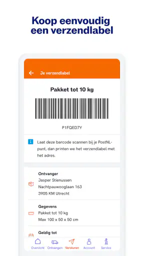 PostNL screenshot 5
