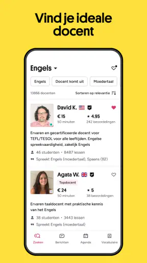 Preply: Taal Leren met app screenshot 2
