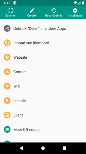 QR- en barcodescanner screenshot 6
