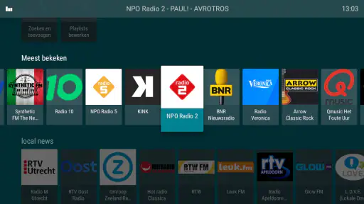 Radio op TV screenshot 3