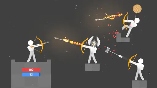 Ragdoll Archers - CrazyGames screenshot 3