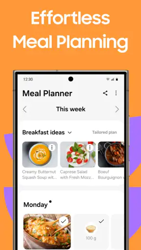 Samsung Food: Meal Planner screenshot 1