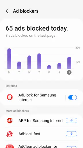 Samsung Browser screenshot 3