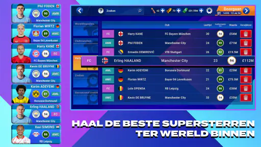 Soccer Manager 2027 - Voetbal screenshot 4