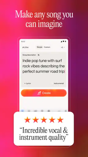 Suno - AI Music & Songs Maker screenshot 2
