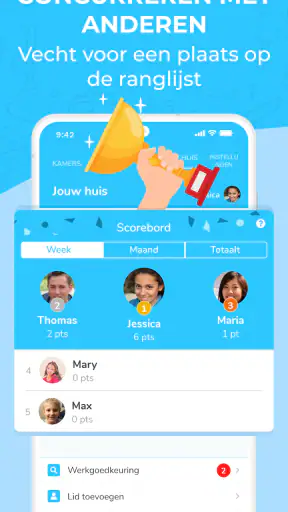 Sweepy Huishoudelijke planning screenshot 3