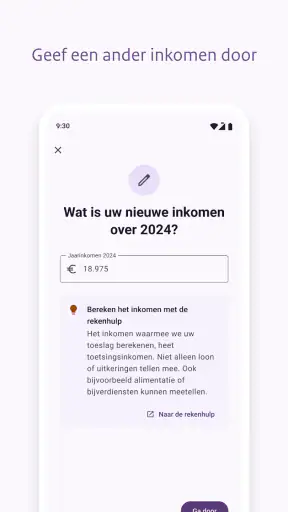 Toeslagen screenshot 8