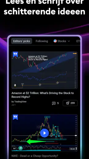 TradingView: Aandelen & Crypto screenshot 4