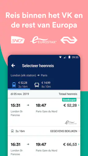 Trainline: Treinreizen Europa screenshot 3