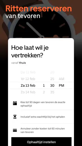 Uber - Vraag een rit aan screenshot 4