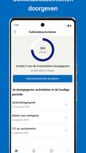 UWV-app screenshot 4