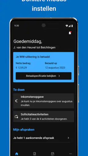 UWV-app screenshot 7