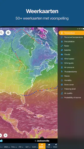 Ventusky: Weer & Buienradar screenshot 12