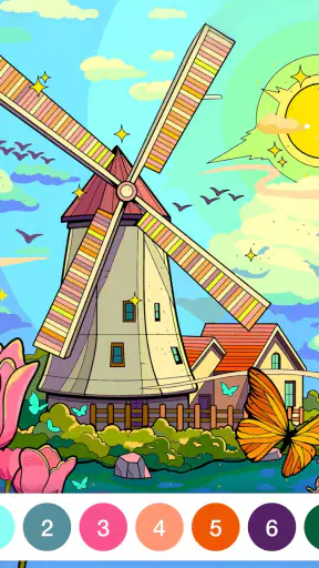 Verf op nummer kleurspellen screenshot 9
