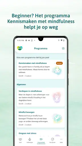 VGZ Mindfulness Coach screenshot 4