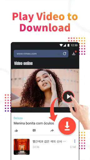 Video downloader, save video screenshot 4