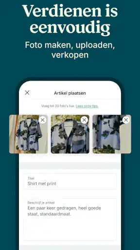 Vinted: tweedehandsplatform screenshot 2