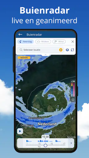 Weer24: Weer & Regenradar screenshot 2