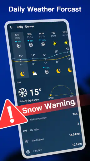 Weer - Nauwkeurige weer-app screenshot 10