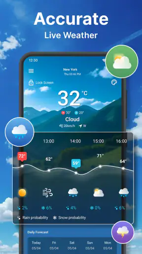 Weerbericht app screenshot 1