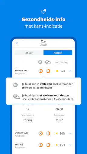 Weeronline: weer & buien radar screenshot 5