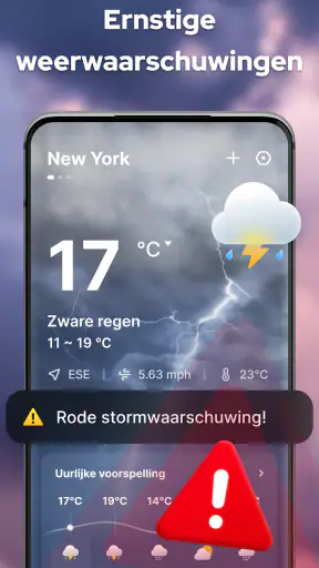 Weersverwachting, Lokale Radar screenshot 2