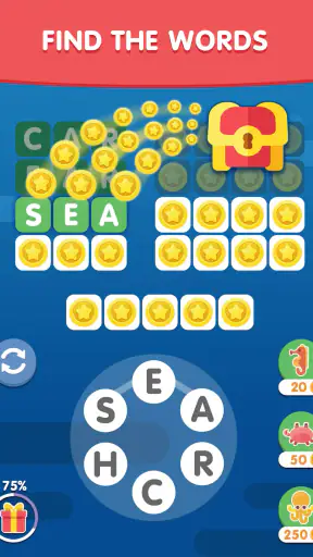 Word Search Sea: Woordspel screenshot 8