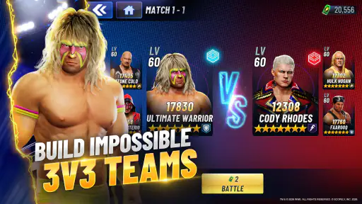 WWE Generations: 3v3 Team RPG screenshot 3