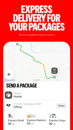 Yango: taxi, food, delivery screenshot 5