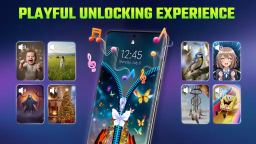 Zipper Lock Screen, Wallpapers screenshot 4