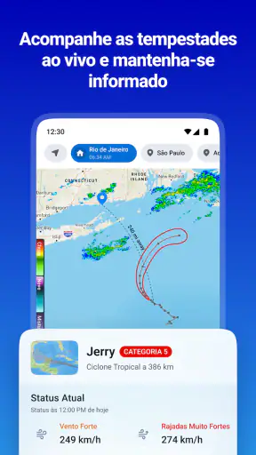 1Weather: Previsões e Radar screenshot 2