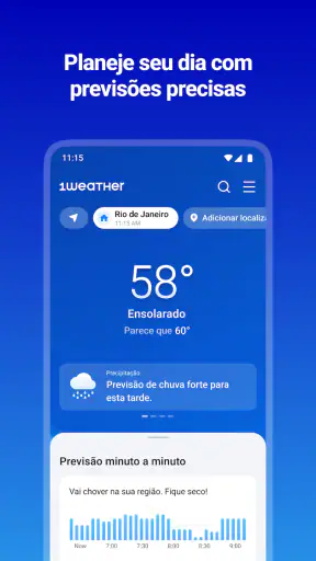 1Weather: Previsões e Radar screenshot 8