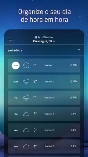 AccuWeather: Radar ao vivo screenshot 5