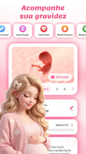 Acompanhar Gravidez e Bebê screenshot 1