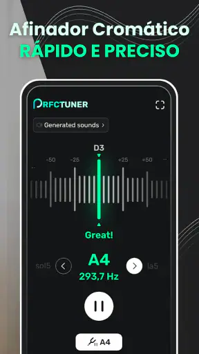 Afinador de Violão Perfeito screenshot 11